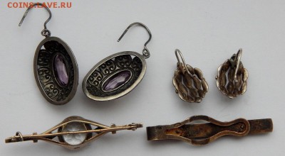 Серьги,брошка,зажим для галстука СЕРЕБРО до 18.02.19 - DSCN0977.JPG