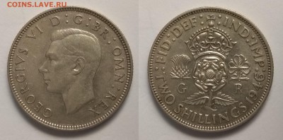 Великобритания 2 шиллинга 1946 г Георг 6 - 20.02 22:00 - IMG_20190211_070530