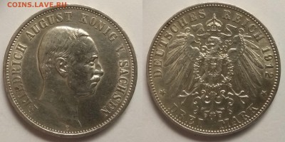 Саксония 3 марки 1912 года - 20.02 22:00 - IMG_20190211_071353