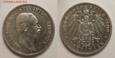 Саксония 3 марки 1909 года - 20.02 22:00 - IMG_20190211_071419