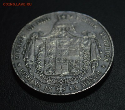 Пруссия 2 талера 1842 год на оценку - 7