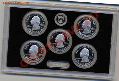 Квотеры США (пруф, серебро) - штаты, прекрасная Америка. - img075