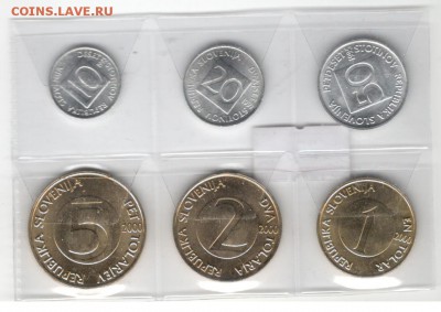 Словения. 10, 20, 50 стотинос, 1, 2, 5 толаров - Словения 2