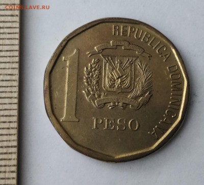 Доминикана 1 песо 2008 (магнетик) до 20.02 - IMG_20190217_162637