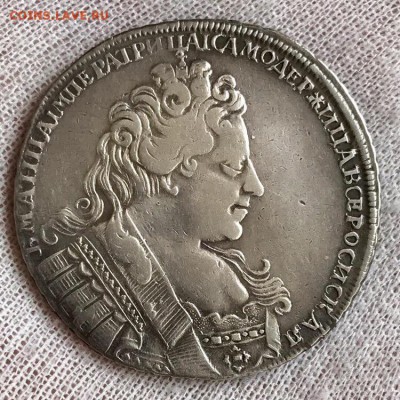 РУБЛЬ 1731 АННА ИОАННОВНА, Георгий на месте до 22.02-22:20 - F94D8135-65E8-470D-AB5E-F26228F07E93