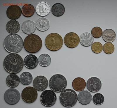 Солянка иностранных монет 31 монета до 21.02.2019 в 23.00 - sI89-2paogg