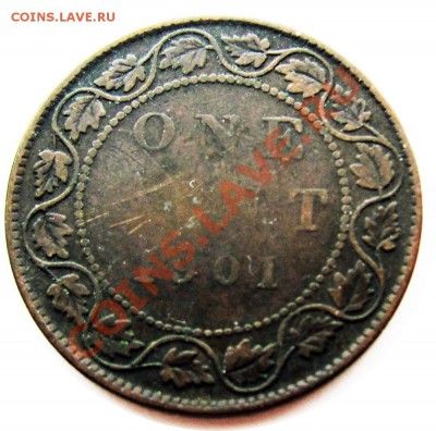 R10 1¢ Канада 1901 до 15.06 в 21°° - R10 Canada 1c 1901 G_VG-2