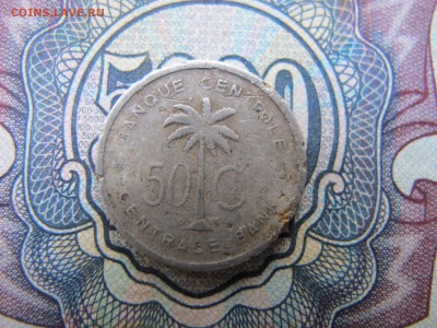 Бельгийское Конго Руанда-Урунди 50 сантимов 1954 - IMG_2680.JPG