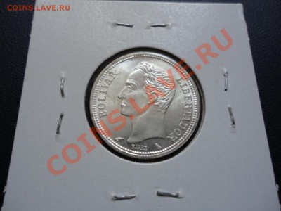 Венесуэла. 1 Боливар 1960 UNC Серебро! до 14.06.11 в 22-00 - 1 боливар 2.JPG
