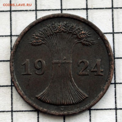 Германия 2 пфеннига 1924г (J). до 22.02.2019. 22.00 мск - DSC_0531.JPG