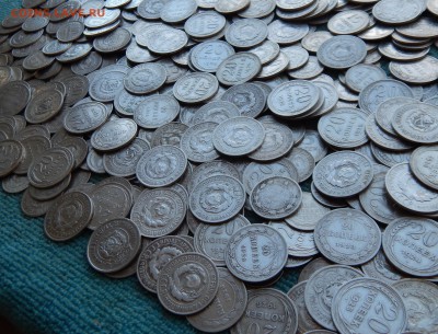 385 монет билона Советов 1921-1930гг, цена фикс - 385-1-3