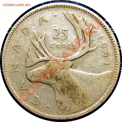A46 25¢ Канада 1941 до 15.06 в 21°° - A46 25 c 1941_1