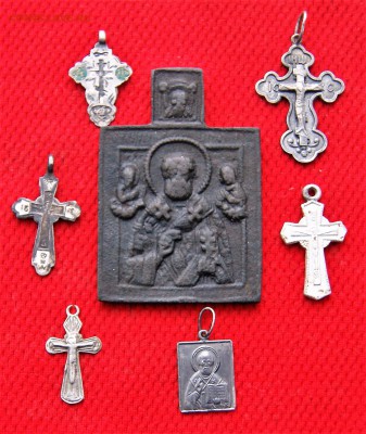 Крестики серебро и иконка.22.02 22-00 - DSC00202.JPG