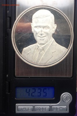 Н. Медаль 2011г. Руденко В.В. Ag925 42гр до 24.02.18 22.15 - image