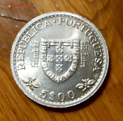 Португалия 5 эскудо 1960 Генрих до 22-00 21.02 - IMAG0257~2