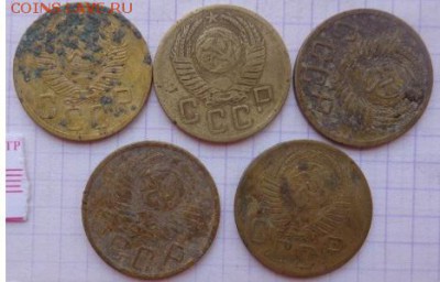 5 копеек 1952 г - 5 шт  до  25.2  в 21-30 мск - DSC02621.JPG