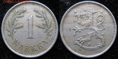 Финляндия 1 марка 1922 до 25-02-19 в 22:00 - Финляндия 1 марка 1922    3140