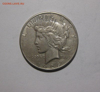 1 доллар 1926 США. Серебро. до 25.02.2019 22:00 мск - решка (1)