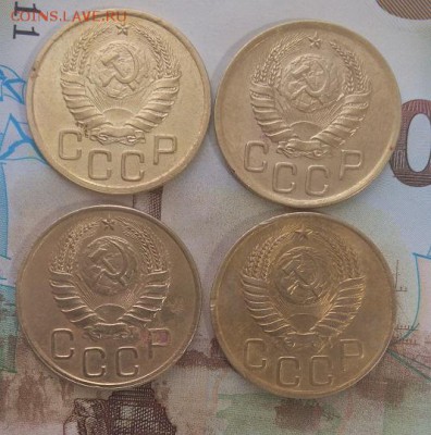 3 копейки без повторов 8шт СССР 1938-57 до 25.02 22:00 Мск - 2