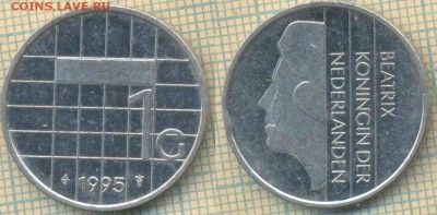 Нидерланды 1 гульден 1995 г., до 26.02.2019 г. 22.00 по Моск - Нидерланды 1 гульден 1995  5285