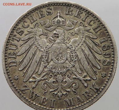 Вюртемберг 2 марки 1898 - ek1