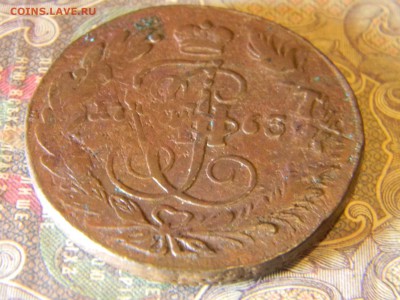 5 копеек 1763 ЕМ перечекан  до 22.02 в 22.00 По Москве - Изображение 6098