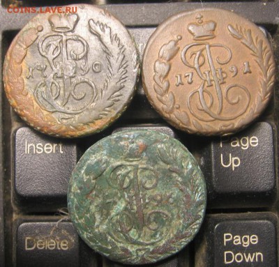 копейка ЕII 1790,1791,1796 ЕМ - 1кр