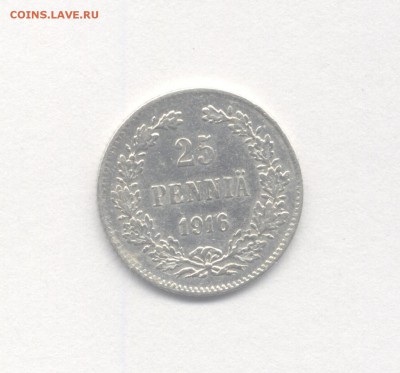 25 пенни 1916 до 24.02.2019 г. - 1916