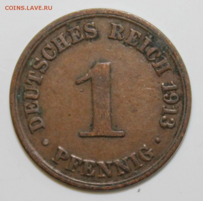 С РУБ.КАЙЗЕРРЕЙХ 1 пфенниг 1913г."А" до 27.02 в 22-00 - IMG_5938.JPG