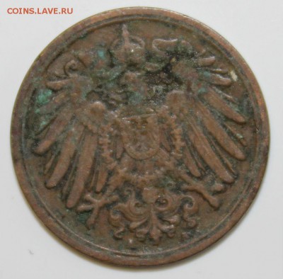 С РУБ.КАЙЗЕРРЕЙХ 1 пфенниг 1911г."А" до 27.02 в 22-00 - IMG_5949.JPG