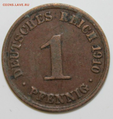 С РУБ.КАЙЗЕРРЕЙХ 1 пфенниг 1910г."А" до 27.02 в 22-00 - IMG_5954.JPG
