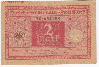 ГЕРМАНИЯ - 2 марки 1920 г. до 27.02 в 22.00 - IMG_20190219_0015