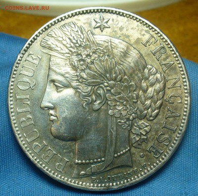 5 франков 1870 года С 200 рублей До 27.02.19 в 22.00 МСК - P1490986.JPG