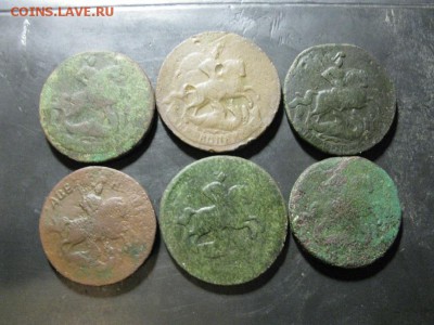 лот двушек Елизаветы 1757-61.года - IMG_1340.JPG
