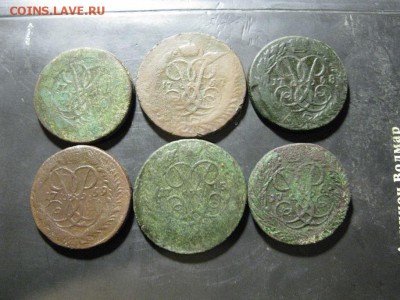лот двушек Елизаветы 1757-61.года - IMG_1337.JPG