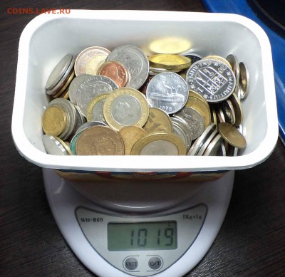 1 кг иностранных монет с повторами, до 27.02.2019 г. 22.00 п - 1.JPG
