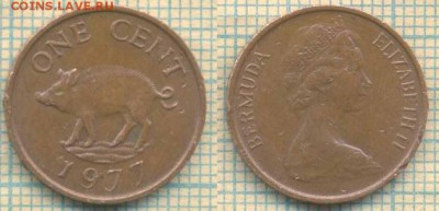Бермуды 1 цент 1977 г., до 27.02.2019 г. 22.00 по Москве - Бермуды 1 цент 1977  5329