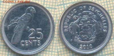 Сейшелы 25 центов 2010 г., до 27.02.2019 г. 22.00 по Москве - Сейшелы 25 центов 2010  5327
