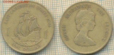 Восточные Карибы 1 доллар 1981 г., до  28.02.2019 г. 22.00 п - Вост Карибы  1 доллар 1981  5342