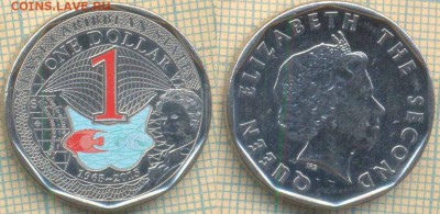 Восточные Карибы 1 доллар 2015 г. 50 лет, до 28.02.2019 г. 2 - ВостКарибы 1 доллар 2015  5344