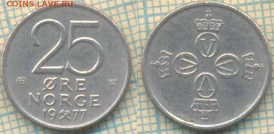 Норвегия 25 эре 1977 г., до 28.02.2019 г. 22.00 по Москве - Норвегия 25 эре 1977  5353