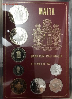 Банковский набор монет Мальты 1972 Пруф до 21.30 01.03.2019 - EDF032D5-7A78-4F57-847D-60D14DF1295E