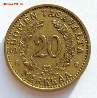 20 марок Финляндия 1937 до 27.02 - 20марок 1937б