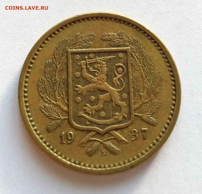20 марок Финляндия 1937 до 27.02 - 20марок 1937а