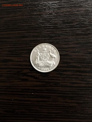 Австралия 6 пенсов 1956г. (серебро).До22:00 01.03.19 - 05484164-1538-43F8-946D-97852653582B
