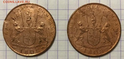 X cash, 1808. East India campany - 731F4395-B750-463B-A343-377BED775709