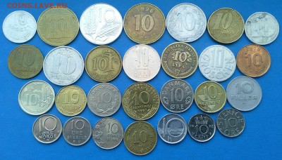 "Десятники" стран мира - 28 монет (без повтора) до 1.03 - подборки 004