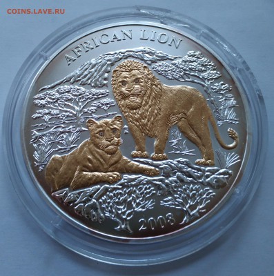 Руанда, африканские львы, 1000 франков 2008 года, 3 унции - IMG_20190223_182300