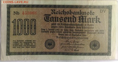 Германия 100 марок 1922 DV, до 22.00 по мск 26.02.2019 - Германия 100 марок 1922 DV