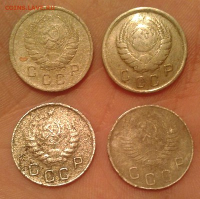 10 копеек Советы - 4 шт. 1939, 43, 45 и 48 гг. - Фото-1960